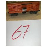 Lionel 3656 post war operating cattle car