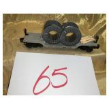 Vtg. Lionel post war gauge 6561 cable car flat
