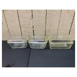 REFRIGERATOR JARS GLASSBAKE & WESTINGHOUSE