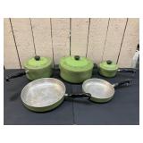 WEAR EVER AVOCADO COOKWARE