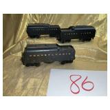 3 Lionel coal tenders