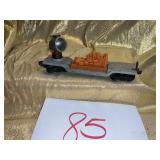 Lionel 6520 search light car with orange