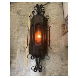 WOOD & IRON HANGING LIGHT