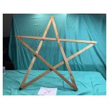 2. 48 inch tall wooden stars