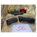Vtg. Markï¿½s #666 oh gauge train set.