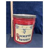 BUCKEYE PRETZEL TIN
