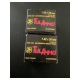 2 BOXES TULAMMO 7.62x39MM