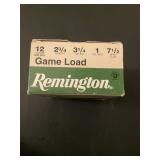 PARTIAL BOX (23 SHELLS) 12GA, 7.5 SHOT