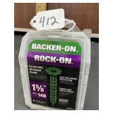 NIB ROCK-On / BACKER-On screws