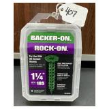NIB ROCK-On / BACKER-On screws
