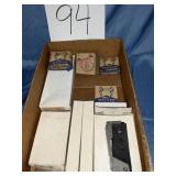 Old muffler, clamps, and exhaust system hangers