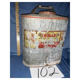 Decommissioned Indian tank no holes or nozzle