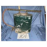 Decommissioned Indian firefighting tank circa