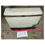 Nat gas vent free heater.    Could use a good