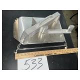 Commercial stainless tomato slicer