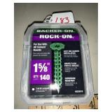 Backer ï¿½ on rock ï¿½ on 1 5/8 screws new box