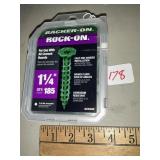 Backer ï¿½ on rock ï¿½ on 1.25 screws new box