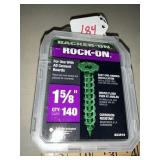Backer ï¿½ on rock ï¿½ on 1 5/8 screws new box