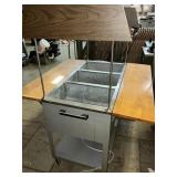 110v double sided 3 bay steam table tested