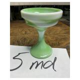 West Moreland slag glass 5ï¿½ tall