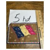 Antique tobacco felt Romania