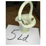 Sign, Fenton uranium Vaseline glass original