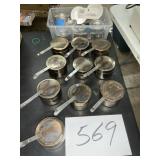 10 chafing dish sterno holders (with some sterno)