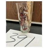 1973 Wile E coyote Pepsi character glass
