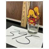 1973 Yosemite Sam  Pepsi character glass