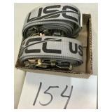 2 US CC E-track ratcheting straps 16 foot