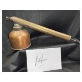 Vtg. DB Smith, large blizzard copper brass,