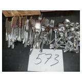 Lot of mismatched flatware stainless