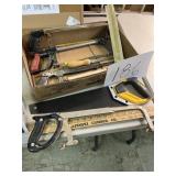 Saw lot including brand new Dewalt