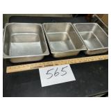 Half size 4 inch deep stainless food service