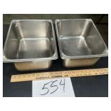 Half size 6 inch Vollrath super pans
