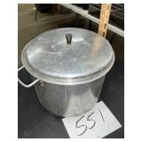 13 inch diameter aluminum stock pot lightweight