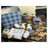 Huge box lot, miscellaneous ceramics, and crafts