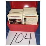Classic Early 1970s recipe index. Hundreds of