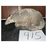 ? Ceramic armadillo.