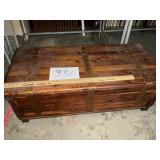 Banded blanket chest