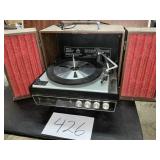 Silvertone stereo photograph note: turns but
