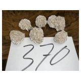 lot desert rose selenite crystal formations