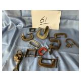Clamps various size
