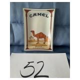 Camel cigarette glass advertising dish