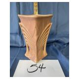 1940s McCoy pottery Square flared wing ribbed