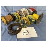 Large lot various size wire