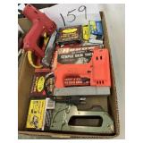 Huge box a lot staple guns and staples