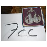 1975 Sterling nativity ornament