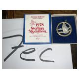 1978 Sterling medallion