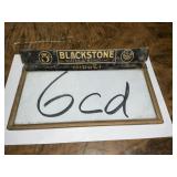 Antique cigar box glass display cover